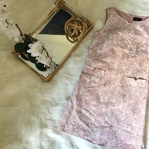 Pink and White Dress